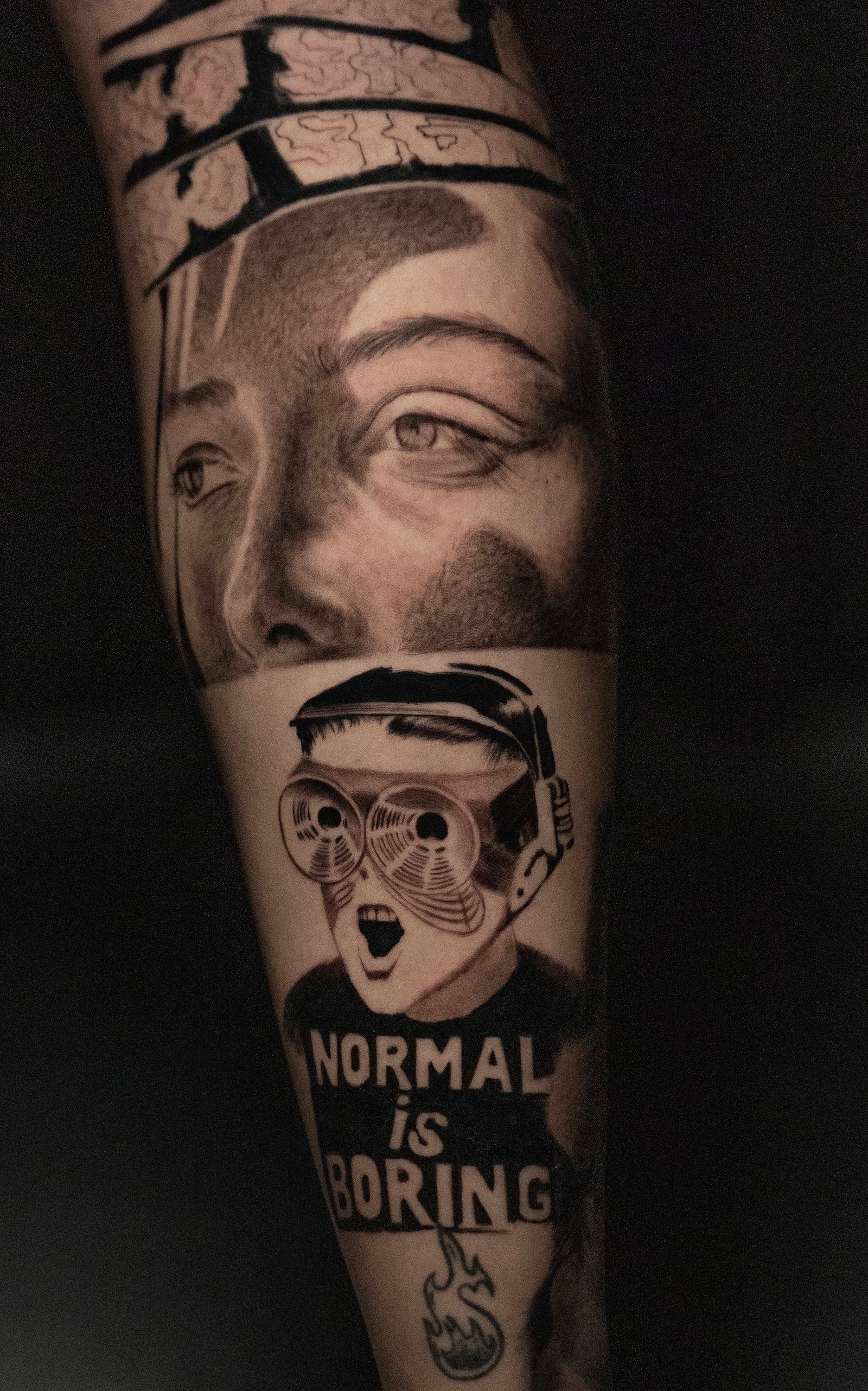 Tatuaje retrato ojo
